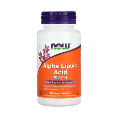 Acido Alpha Lipoico Now 60/100mg