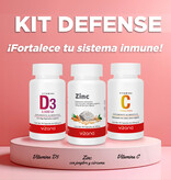 KIT DEFENSE (Vit. D3, C y zinc c/curcuma)