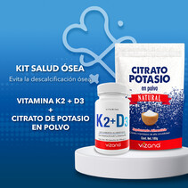 KIT SALUD OSEA (vit.k2 d3 + potasio polvo)