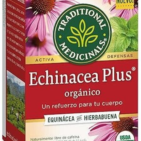 Te de Echinacea  con Hierbabuena Traditional Medicinals  16/24gr