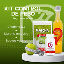 KIT CONTROL DE PESO (Matcha+D3+Bebida Vizana)