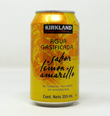 Agua Gasificada Limon Amarillo Kirkland 355ml