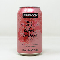 Agua Gasificada Toronja Kirkland 355ml