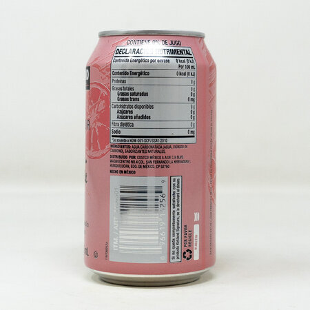 Agua Gasificada Toronja Kirkland 355ml