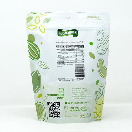 Almendras en Hojuela con Cutícula Promanuez 175 gr.