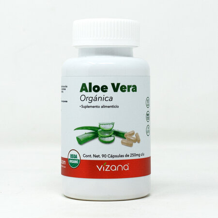 Aloe Vera Organica Capsulas Vizana 90/250mg