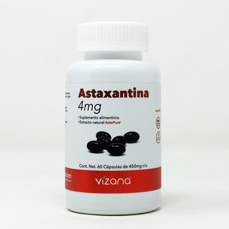 Astaxantina en Capsulas  Vizana 60-450mg