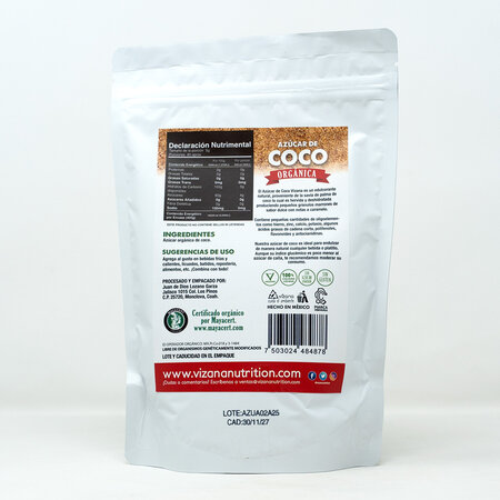 Azucar de Coco Organica Vizana 400gr
