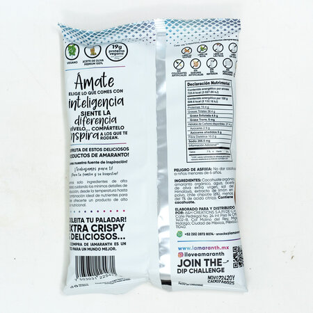 Cacahuate de Amaranto con Chipotle I am(aranth) 142gr