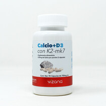 Calcio + D3 con K2-mk7  Vizana Nutrition 90 Cap.