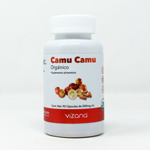 Camu Camu en Cápsulas Orgánicas Vizana 90-500 mg.