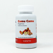 Camu Camu en Cápsulas Orgánicas Vizana 90-500 mg.