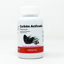 Carbón Activado en Cápsulas Vizana 90-400 mg.