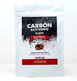 Carbón Activado en Polvo Orgánico Vizana 140 gr.