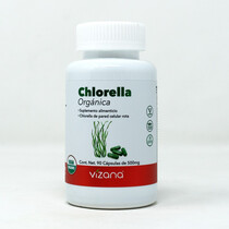 Chlorella Organica en Capsulas Vizana 90/500mg