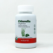 Chlorella Organica en Capsulas Vizana 90/500mg