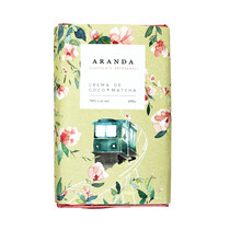 Chocolate + Crema de Coco + Matcha 70% Cacao Aranda 100 gr.