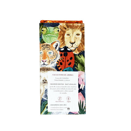 Chocolate + Mora Azul 46% de Cacao Aranda Kids 31 gr.