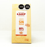 Chocolate Amargo sin Azucar 80% Cacao Cacep 85 g