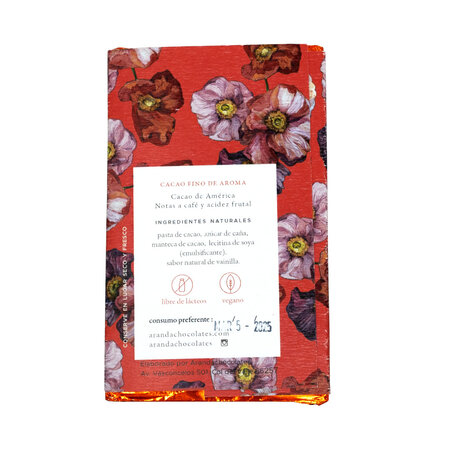 Chocolate Artesanal 85% Cacao Aranda 100 gr.