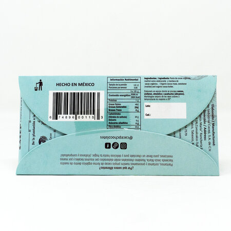 Chocolate Semi Amargo sin Azucar 70% Cacao Cacep 85 g