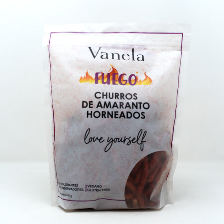 Churritos de Amaranto Fuego Vanela 400 gr