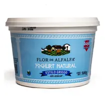 Yogurt Griego Sin Azucar Flor De Alfalfa 500g