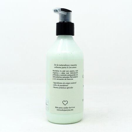 Crema Corporal Pepino y Miel Organica Abeja Reyna 250ml