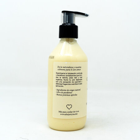 Crema Corporal Vainilla y Miel Organica Abeja Reyna 250ml