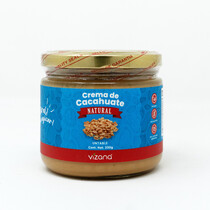 Crema de Cacahuate Natural Untable Vizana 330 g