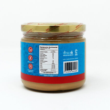 Crema de Cacahuate Natural Untable Vizana 330 g