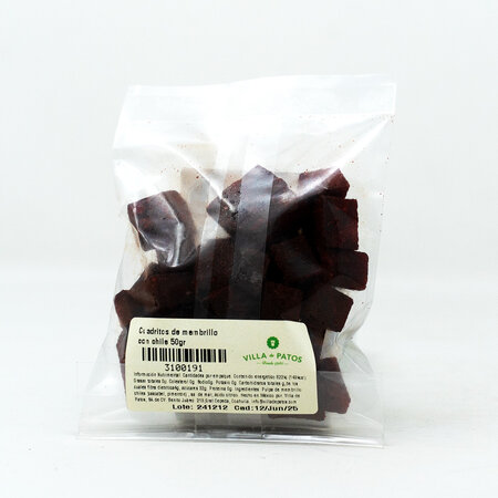 Cuadritos de Membrillo con Chile VP 50 gr.