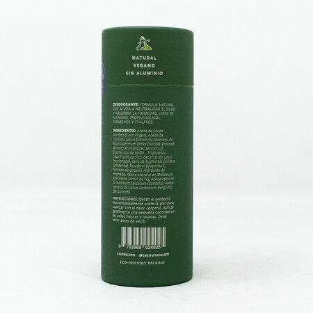 Desodorante Sandalo + Bergamota CA-CAU 80ml