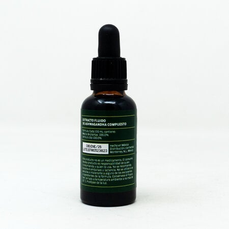 Extracto Herbal Ashwagandha Compuesto Cienherbal 30 ml