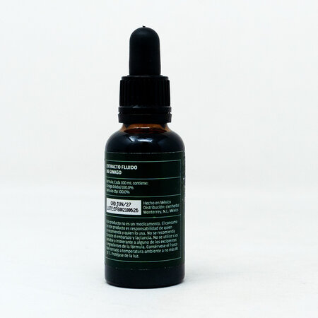 Extracto Herbal Ginkgo CienHerbal 30 ml.