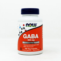 Gaba en Capsulas Now  100/500mg