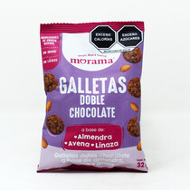 Galleta Doble Chocolate con Almendra Avena y Linaza Morama 32gr