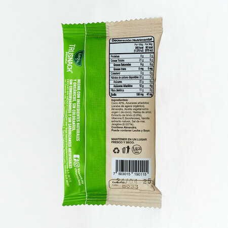 Galletas Trusnack Key Lime Ginger Tega 30 gr.
