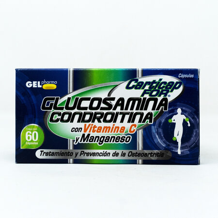 Glucosamina Carticap Vitamina C y Manganeso 60 Cap
