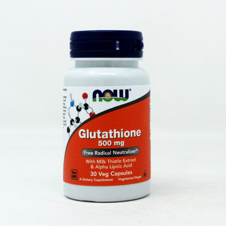 Glutation Capsulas Now 30/500 mg