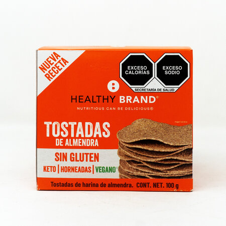 Tostadas de Almendra Keto Healthy Brand 120gr
