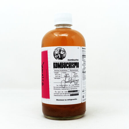 Kombucha de Jamaica Guayaba Kombuchismo 470ml