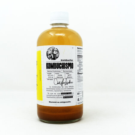 Kombucha de Piña,Jengibre,Canela y Cardamo Kombuchismo 470ml