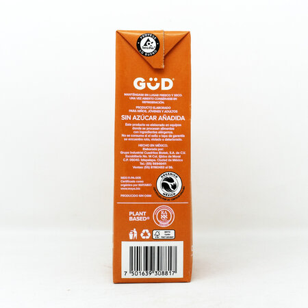 Leche de Soya Sin Azúcar GüD 1 L.