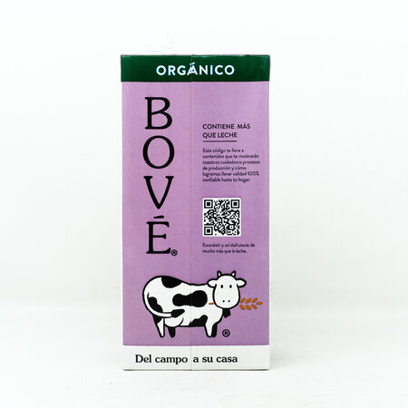 Leche Orgánica Deslactosada Bové 1 L.