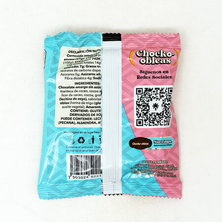 Mini Chocko-Obleas de Chocolate 27 gr.