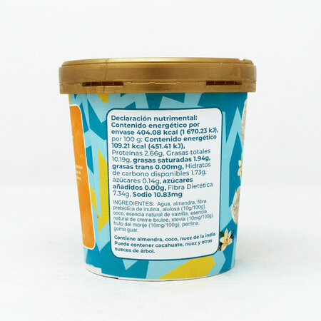 Nieve Keto Vainilla Creme Brulee Ketopia 473ml