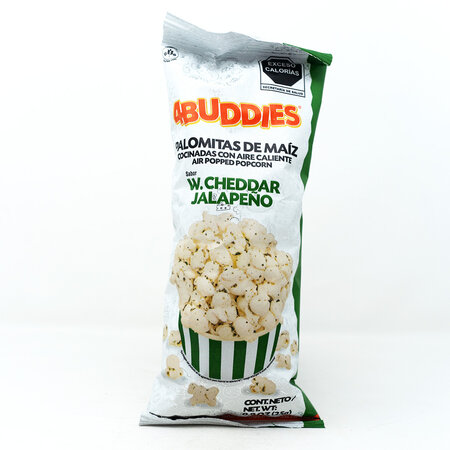 Palomitas Cheddar Jalapeño 4 Buddies 25gr
