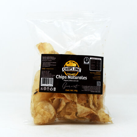 Papas Naturales con Aceite de Coco I m Chips 60 gr.