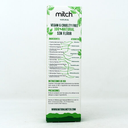 Pasta Dental Menta Mitch 150g